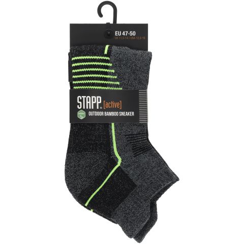 STAPP Bamboo sneaker  - Wandelsokken - Zwart