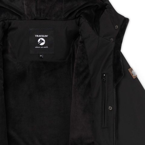 Travelin Elina - Softshell jas - Zwart