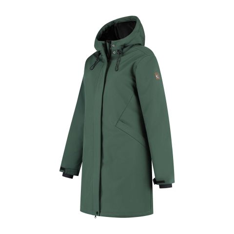 Travelin Elina - Softshell jas - Donkergroen