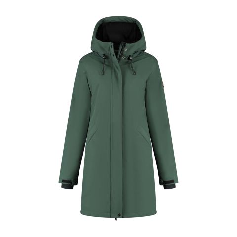 Travelin Elina - Softshell jas - Donkergroen