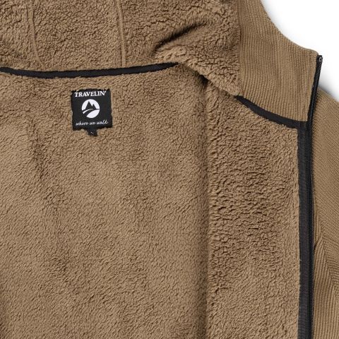 Travelin Karlson - Fleecevest - Bruin