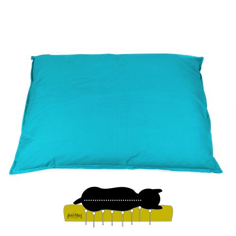 Lex & Max Tivoli - Orthopedisch Hondenkussen - Blauw - 16x100x70 cm