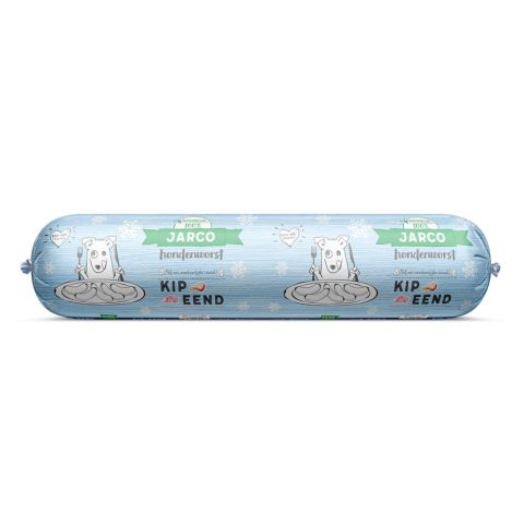Jarco - Hondenworst - Kip - Eend - 250 gram