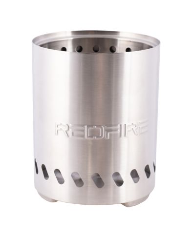 RedFire Volcano Pellet - Tafelhaard M - Zilver - RVS - 24,5x18x24,5 cm