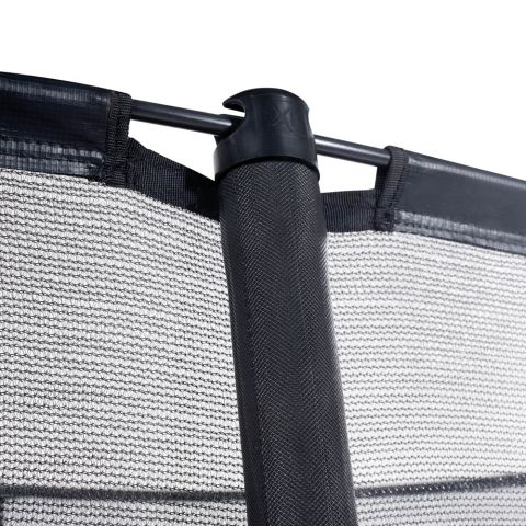 Exit Dynamic - Groundlevel trampoline - 275 x 458 cm x 183 cm - Zwart - Rechthoekig