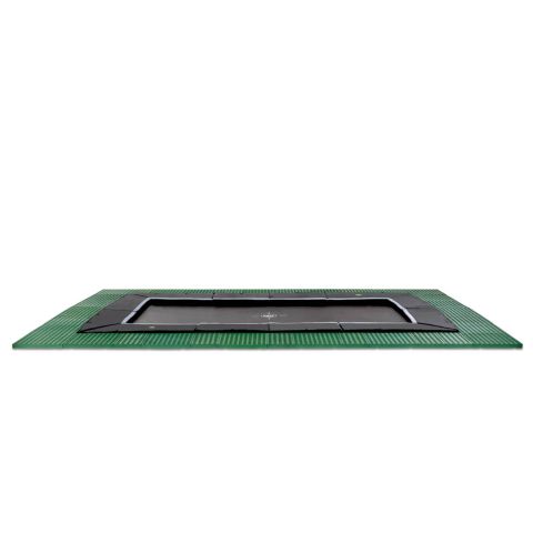 Exit Dynamic - Groundlevel trampoline - 305 x 519 cm x 3 cm - Zwart - Rechthoekig