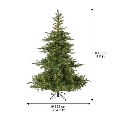 Everlands Grandis Fir - Kunstkerstboom - 180 cm
