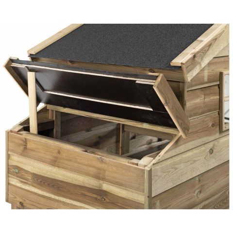 Voldux Jasper XL - Kippenhok - 204x90x165 cm