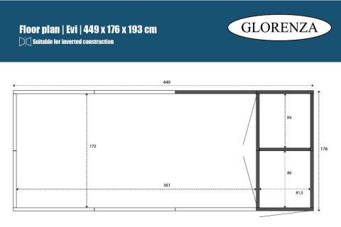 Glorenza Evi - Kattenren met sluis - Antraciet