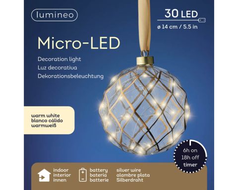 Lumineo LED Bal - Hanglamp