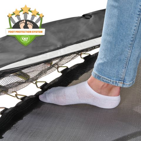 Exit Lotus Classic - Trampolines - ø 253 cm x 258 cm - Zwart - Rond