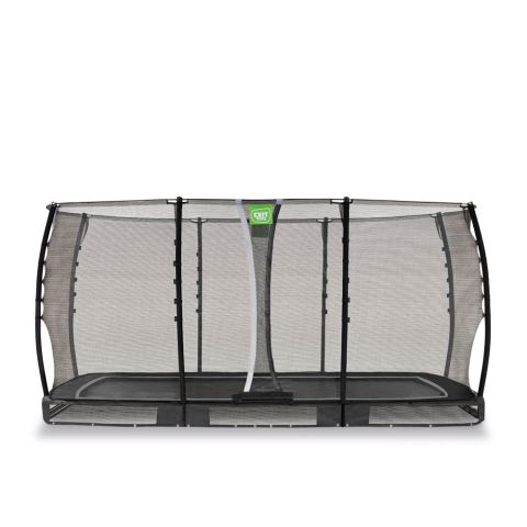 Exit Allure Classic - Inground trampoline - 244 x 427 cm x 2 cm - Zwart - Rechthoekig