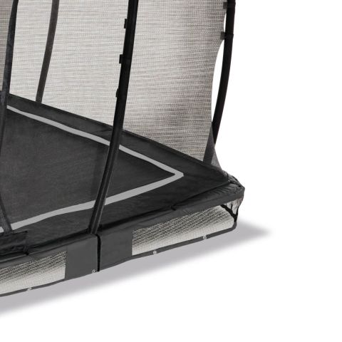 Exit Allure Classic - Inground trampoline - 244 x 427 cm x 2 cm - Zwart - Rechthoekig