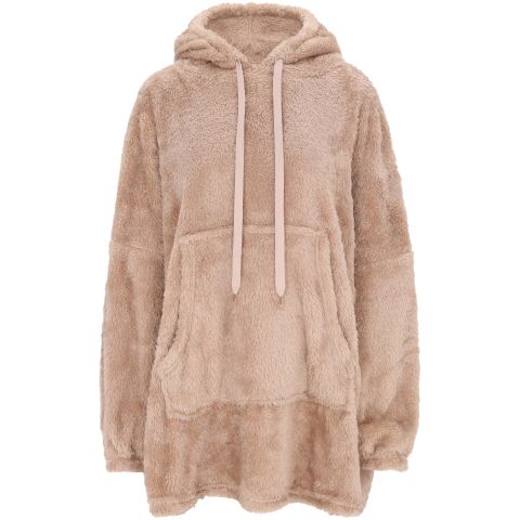 Apollo Huggle Fleece - Hoodie - Beige - 1 maat - 1 stuk