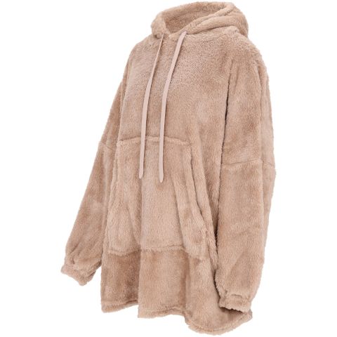 Apollo Huggle Fleece - Hoodie - Beige - 1 maat - 1 stuk