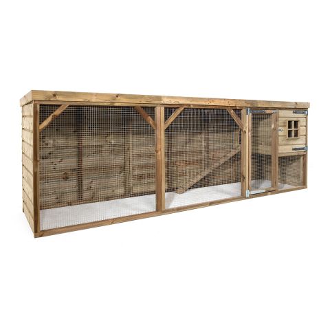 Glorenza  Adri - Kippenhok - 363x95x124 cm