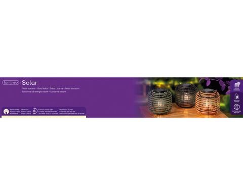 Lumineo - Solar lantaarn - Wicker