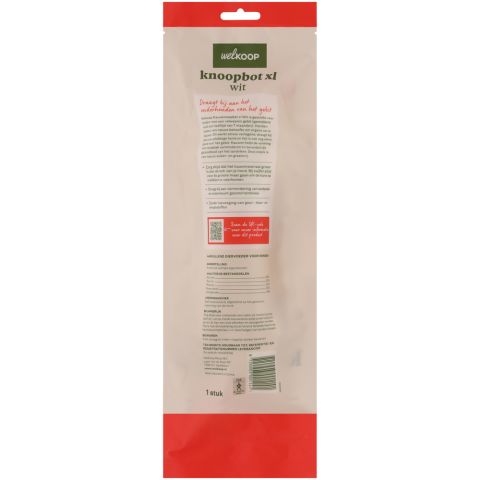 Welkoop - Knoopbot XL Wit - Rund - 1 stuk
