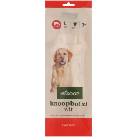 Welkoop - Knoopbot XL Wit - Rund - 1 stuk