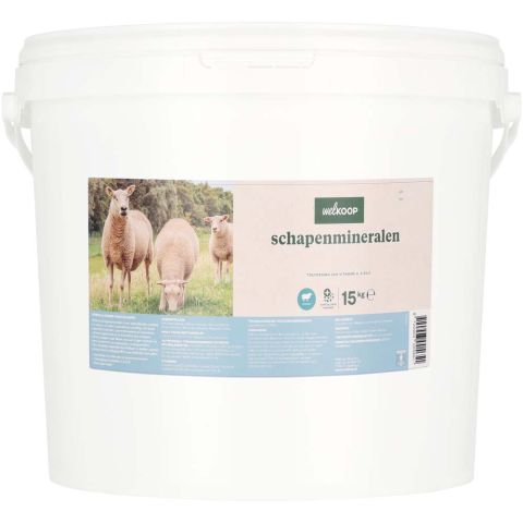 Welkoop Schapenmineralen - Mineralensupplement - 15 kg
