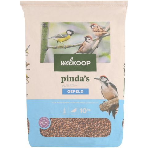 Welkoop Gepelde Pinda's - Tuinvogelvoer - 10 kg