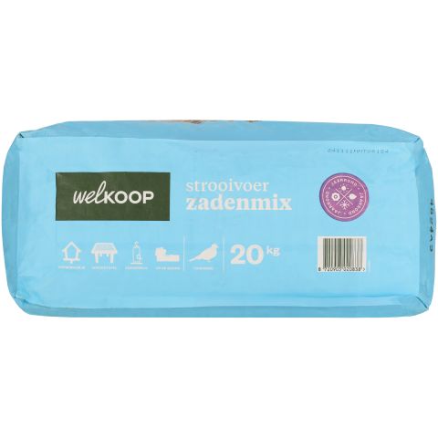 Welkoop - Strooivoer met Zaden - Tuinvogelvoer - 20 kg