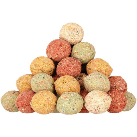 Welkoop - Vetbollenmix zonder netje - in emmer - Tuinvogelvoer - 50 stuks