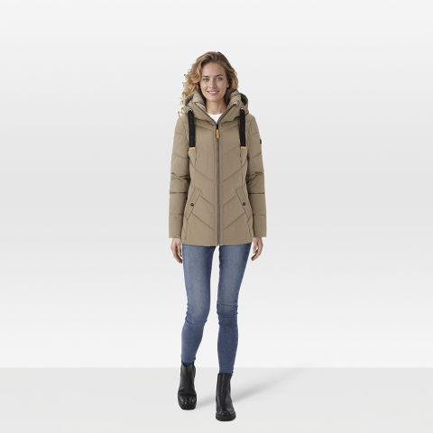 Veleste Gwen - Jas - Taupe