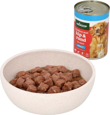 Welkoop Brokken in gelei - Hondenvoer - Kip - Rund - 400 gram