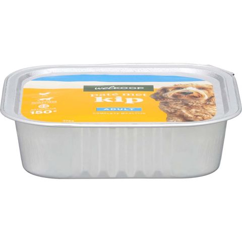 Welkoop Paté  - Hondenvoer - Kip - 150 gram