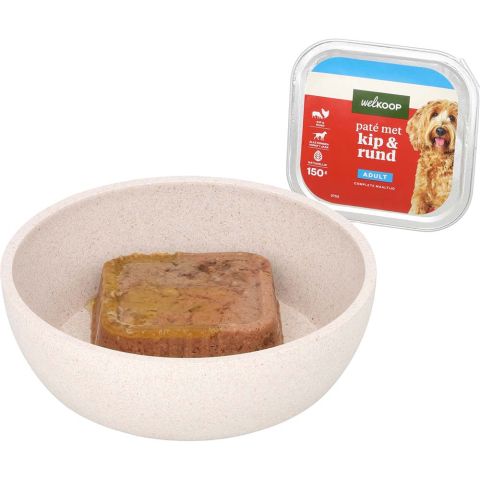 Welkoop Paté  - Hondenvoer - Kip - Rund - 150 gram