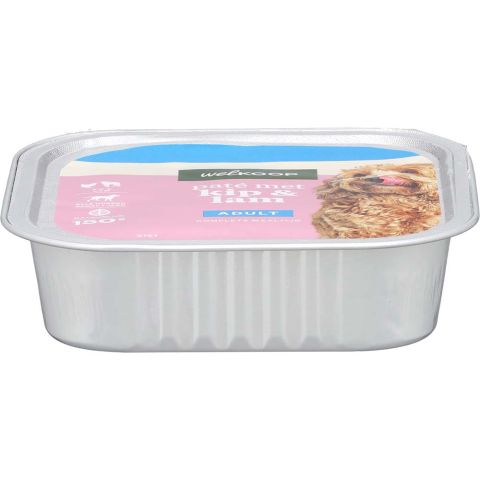 Welkoop Paté  - Hondenvoer - Kip - Lam - 150 gram