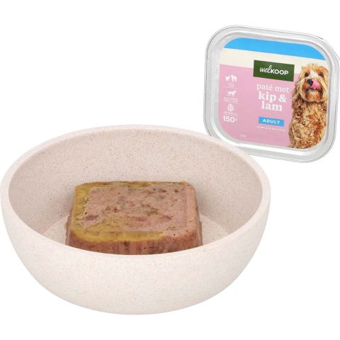 Welkoop Paté  - Hondenvoer - Kip - Lam - 150 gram