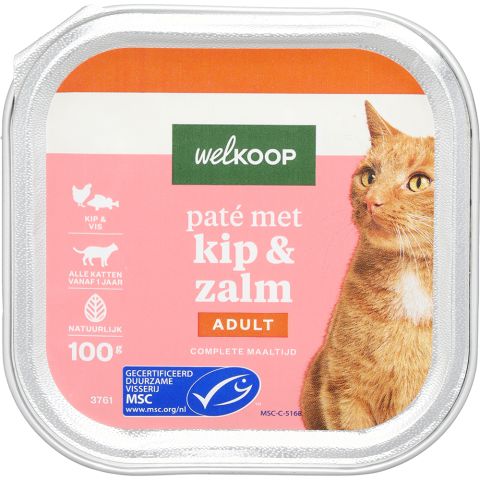Welkoop Pate - Kattenvoer - Kip 100 gram