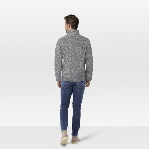 Veleste Mika - Vest - Blauw melange