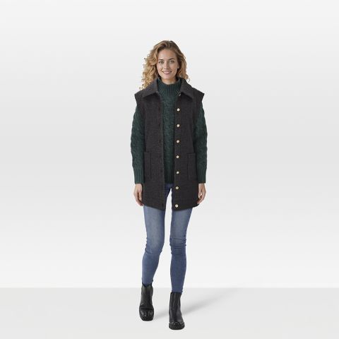 Veleste Annelien - Gilet - Zwart