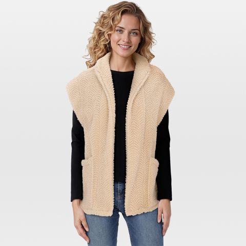 Veleste Grace - Gilet - Off white