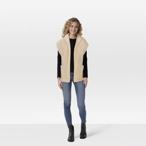 Veleste Grace - Gilet - Off white