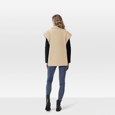 Veleste Grace - Gilet - Off white