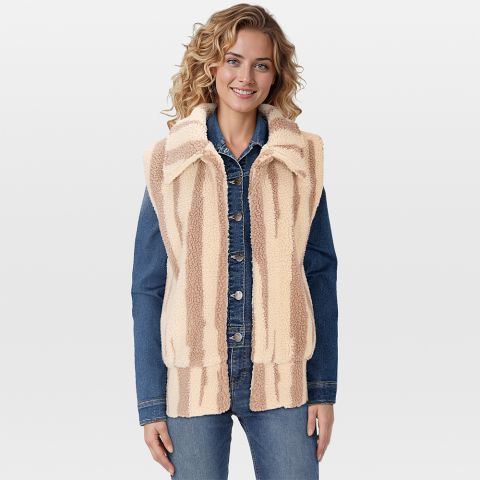 Veleste Jacky - Gilet - Zand