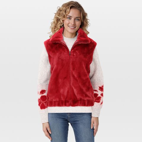 Veleste Jinta - Gilet - Rood