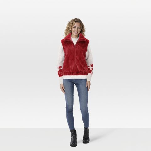 Veleste Jinta - Gilet - Rood