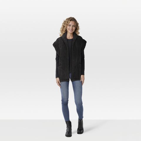Veleste Grace - Gilet - Zwart