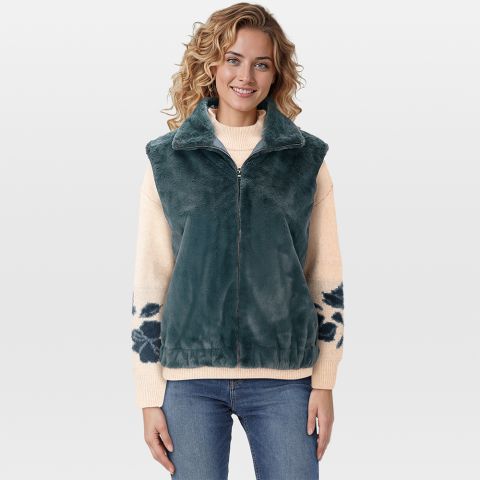 Veleste Jinta - Gilet - Blauw
