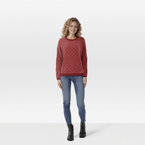 Veleste Shari - Trui - Rood