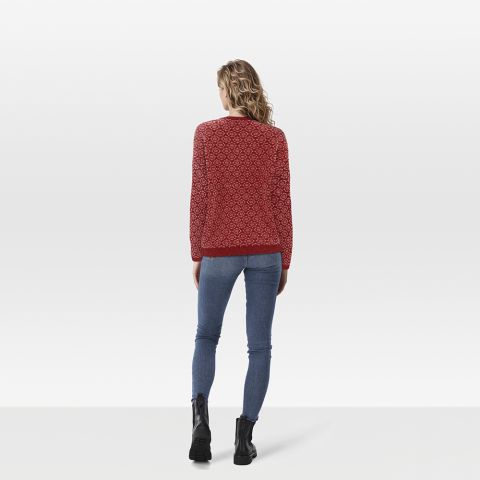 Veleste Shari - Trui - Rood