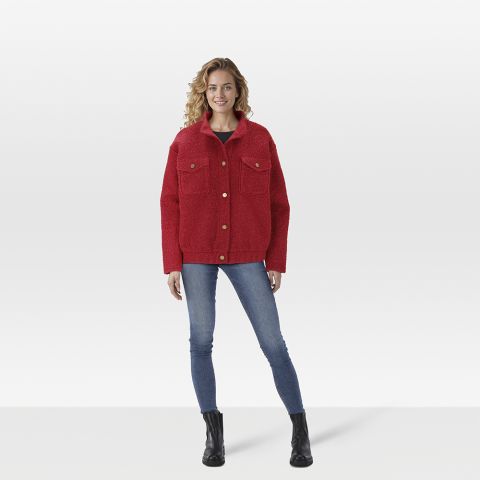 Veleste Lotte - Vest - Rood