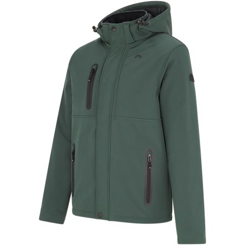 Veleste Aaron - Softshell jas - Donkergroen