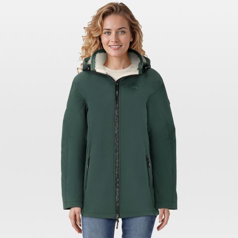 Veleste Teddie - Softshell jas - Donkergroen