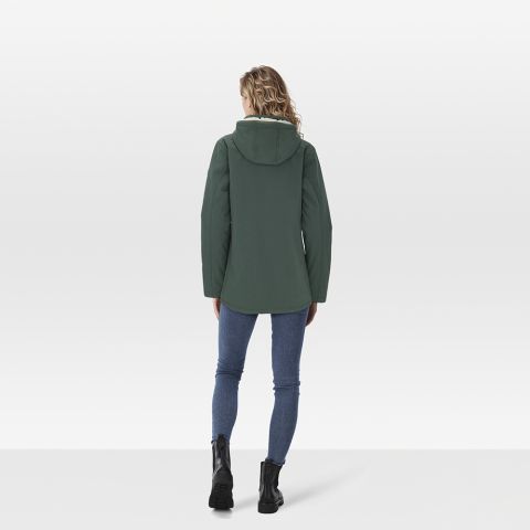 Veleste Teddie - Softshell jas - Donkergroen